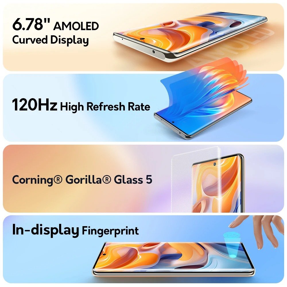 Ulefone Note 17 Pro 5G mobile phones 3g&4g smartphone 6.78" smart phone 5g smartphone 24GB+256GB ROM 108MP 120Hz Cell Phone